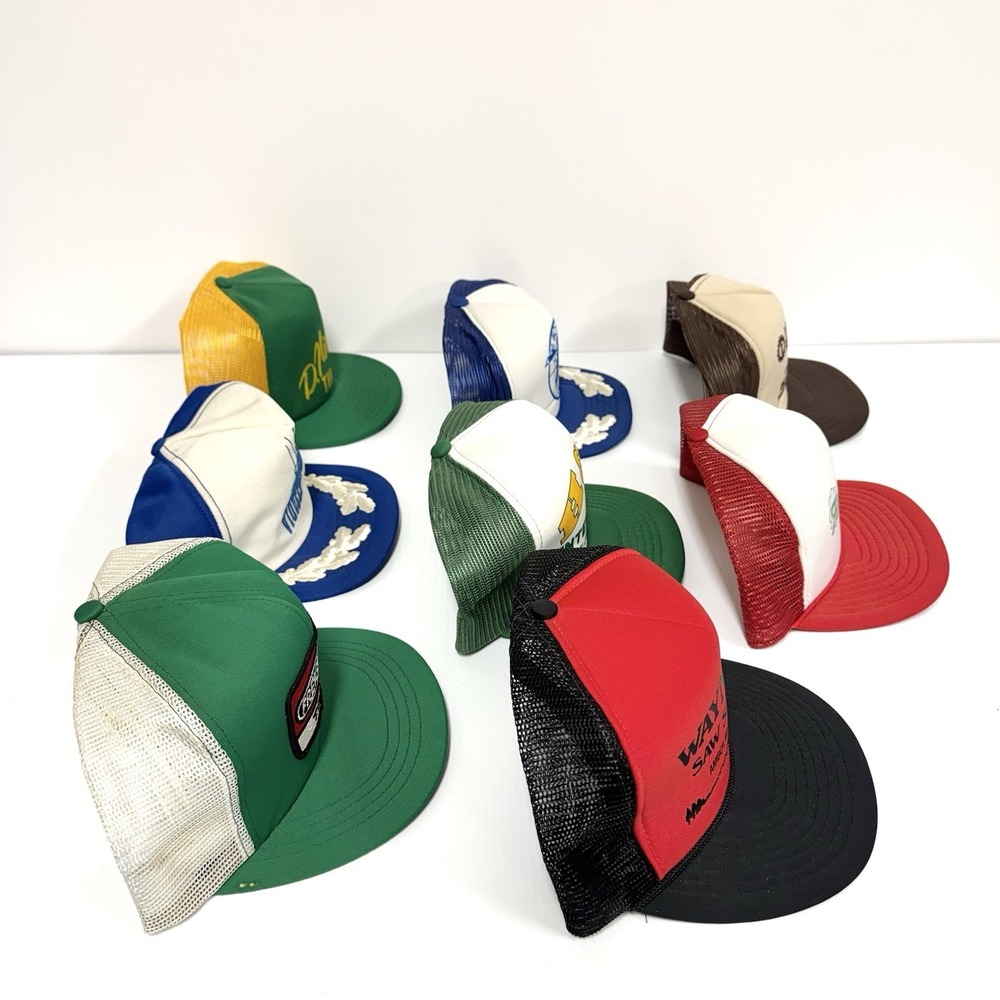 Vintage Snapback Trucker Hat lot - Picture 5 of 16